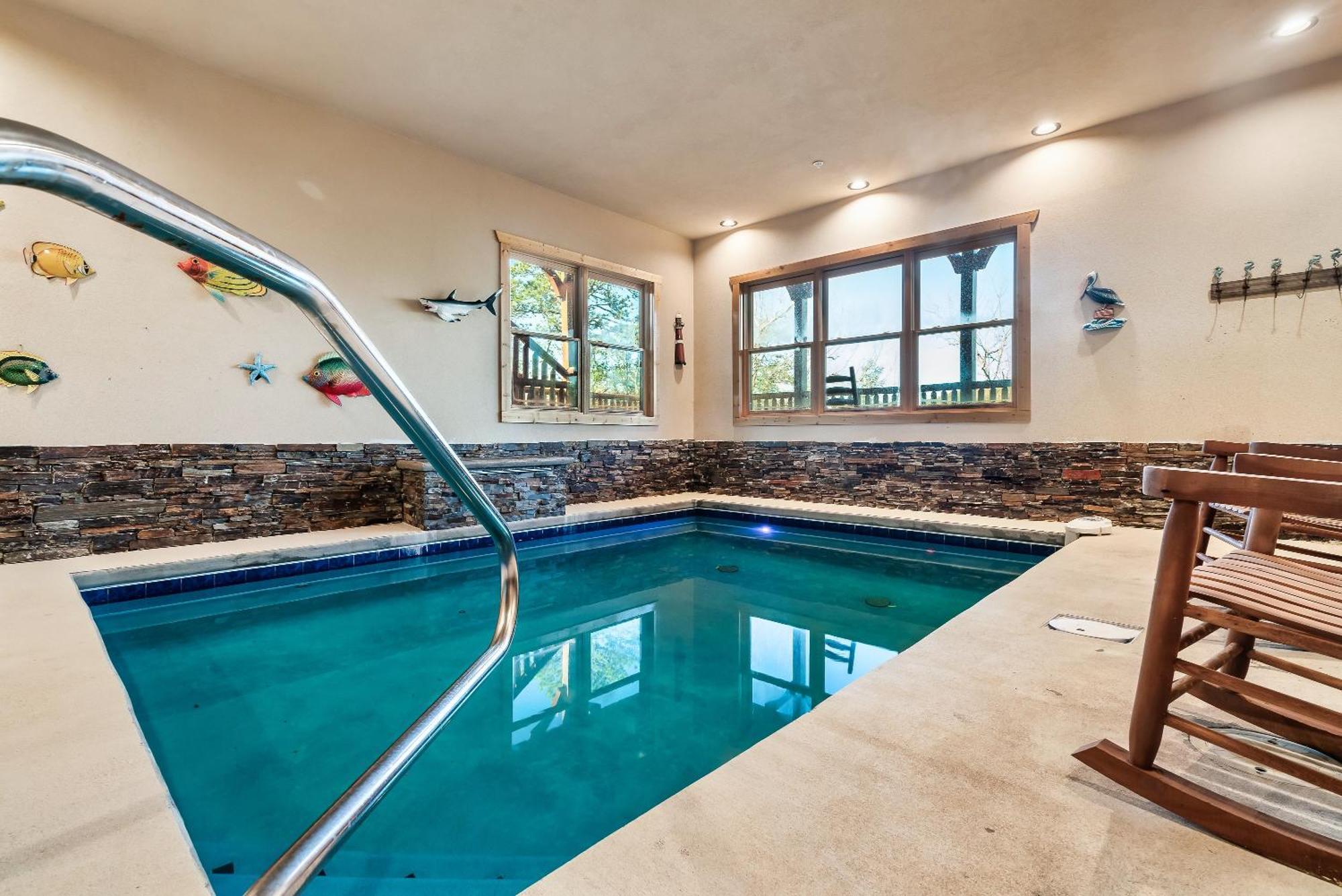 Full Equipped With A Pool And Game Smokies Views